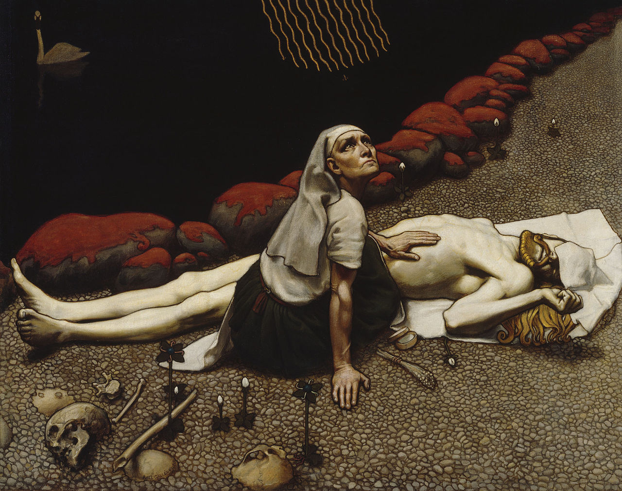 Gallen-Kalela. Madre de Lemminkäinen