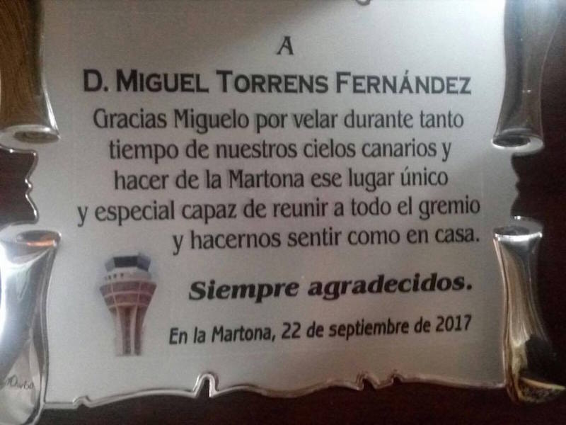 Gratitud para Miguelo Torrens y Chano Gutiérrez