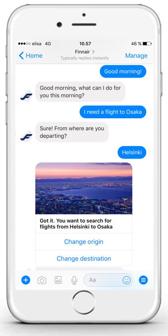 Finnair lanza «Finn», su primer chatbot en facebook