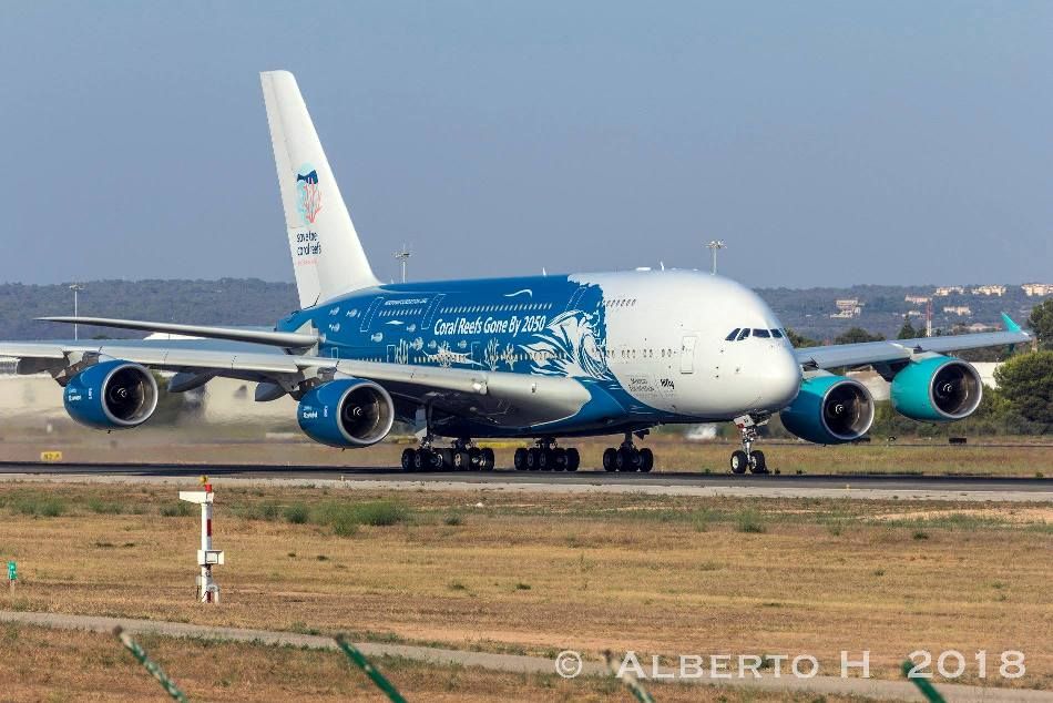 Thomas Cook Scandinavia vuela en el gigante A380 a Palma