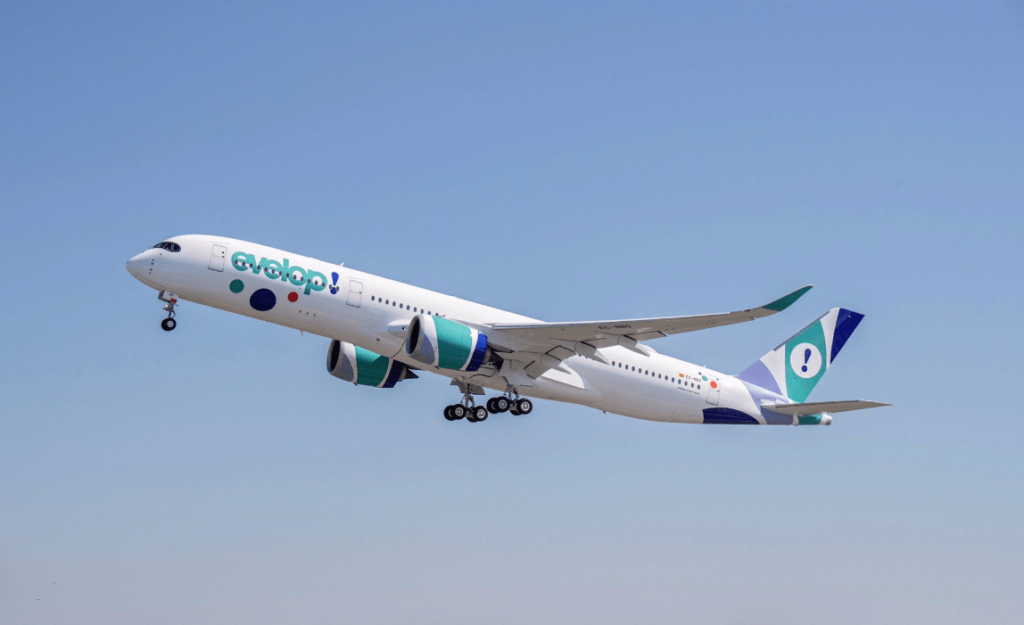 Evelop recibe su primer A350
