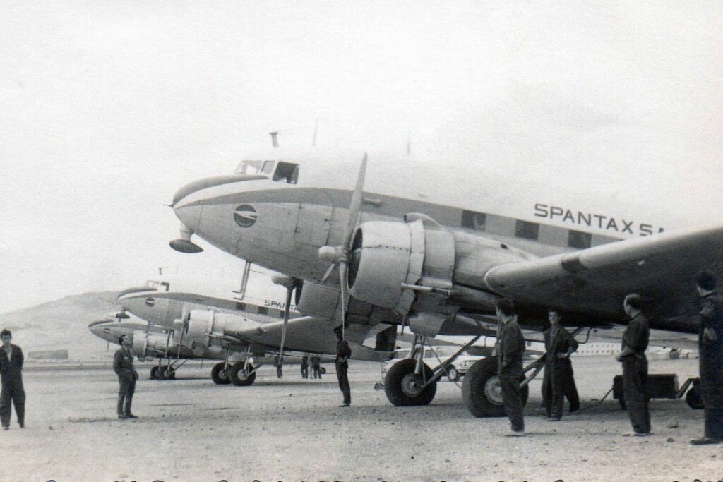 La flota de Spantax en 1961