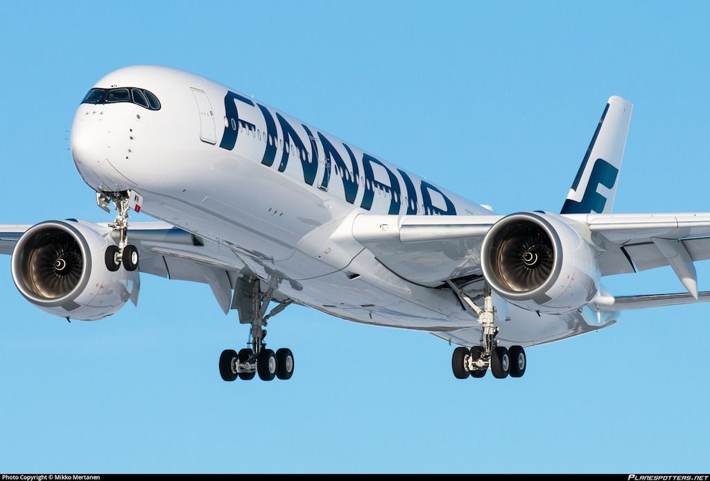 Finnair vuela por primera vez con Airbus A350 a Tenerife Sur