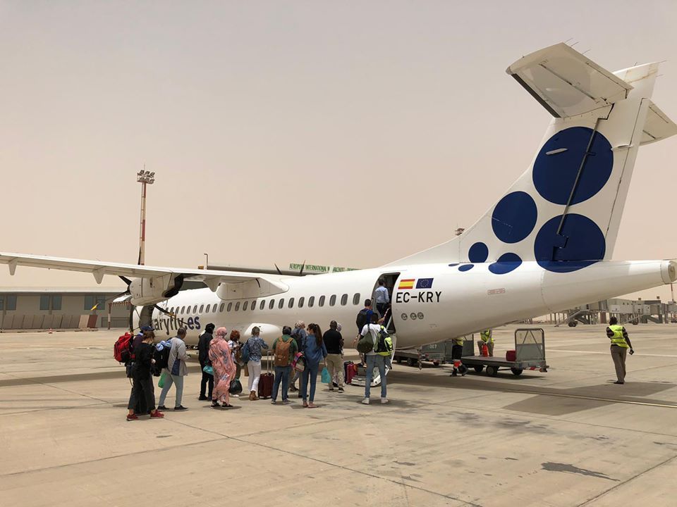 Segundo vuelo de Canaryfly con repatriados de Mauritania