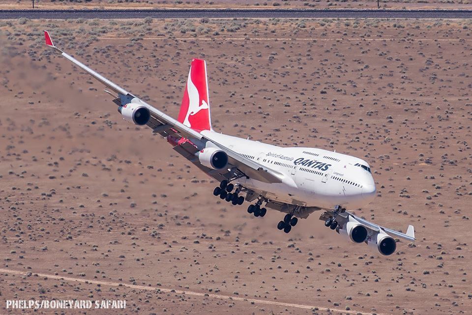Qantas retira su último avión Boeing B-747 “Jumbo”