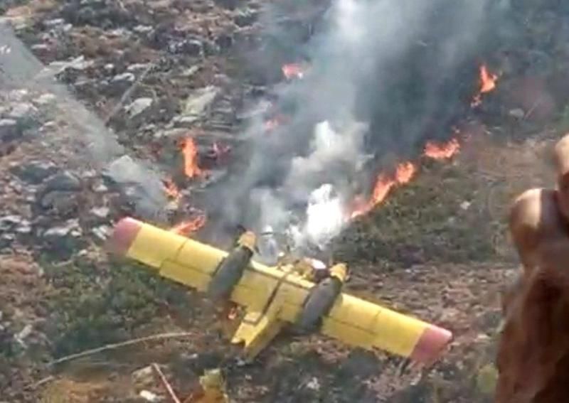Muere el piloto de un hidroavión contraincendios en Ourense