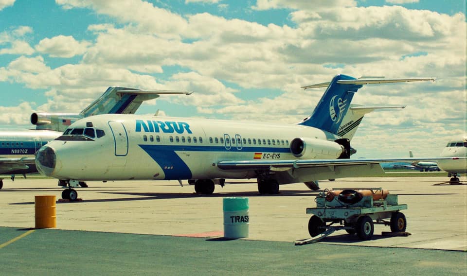 Dos aviones Douglas DC-9-15 formaron parte de Airsur