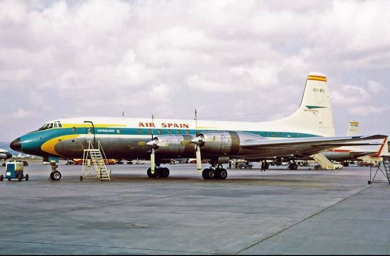 El avión Bristol 175 Britannia, emblema de Air Spain