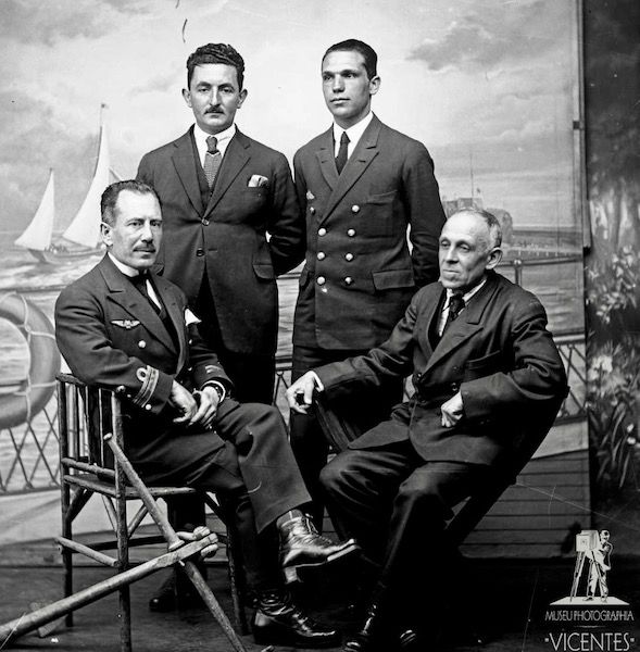 Sacadura Cabral y Gago Coutinho, en una foto de 1921