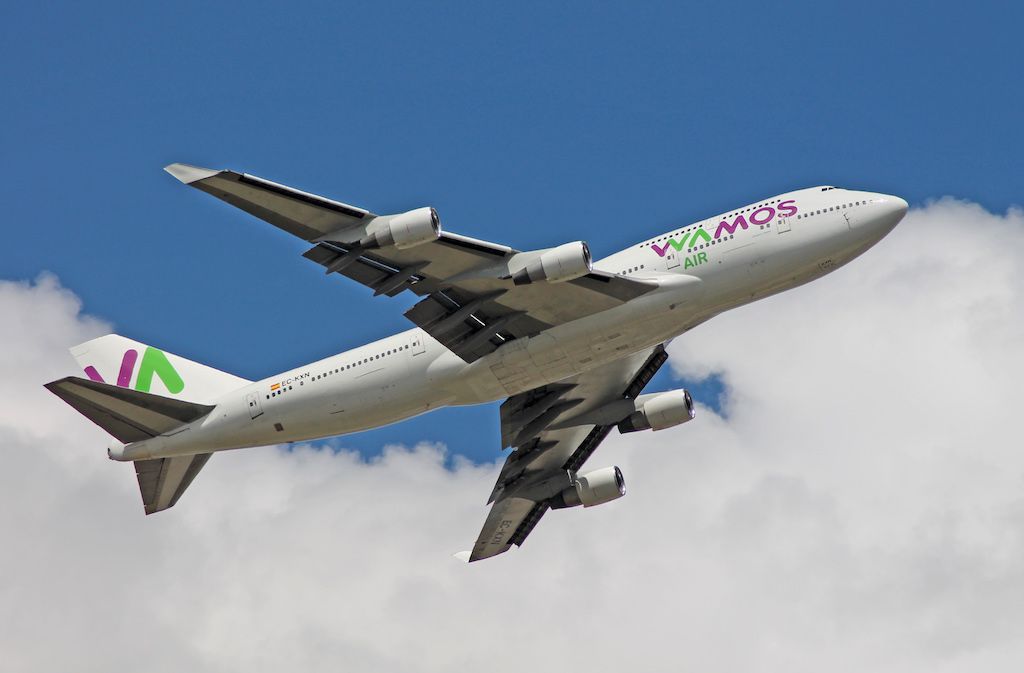 Wamos Air retira su último avión Boeing B-747