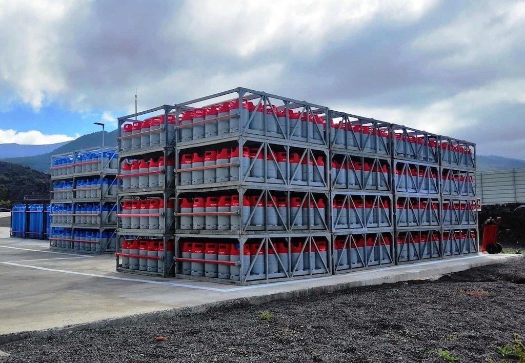 CEPSA distribuye butano y propano envasado en La Palma