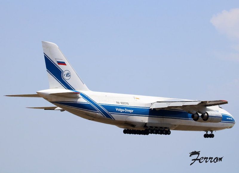 Se trata de uno de los mayores aviones cargueros del mundo