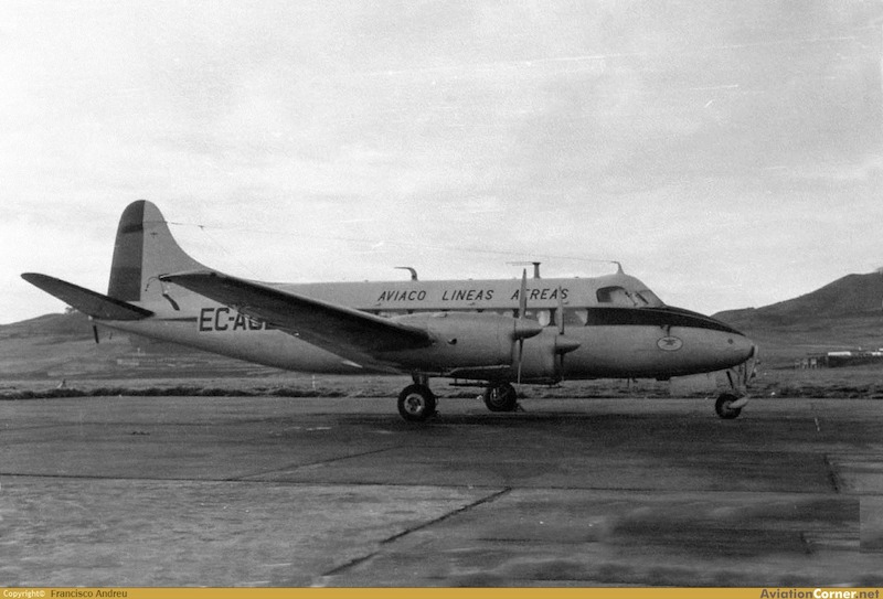 Uno de los “jeromines” de AVIACO en Tenerife (1958)