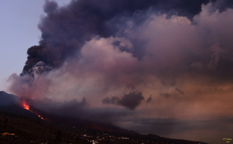 Según el IGN, no se prevé un final próximo de la erupción