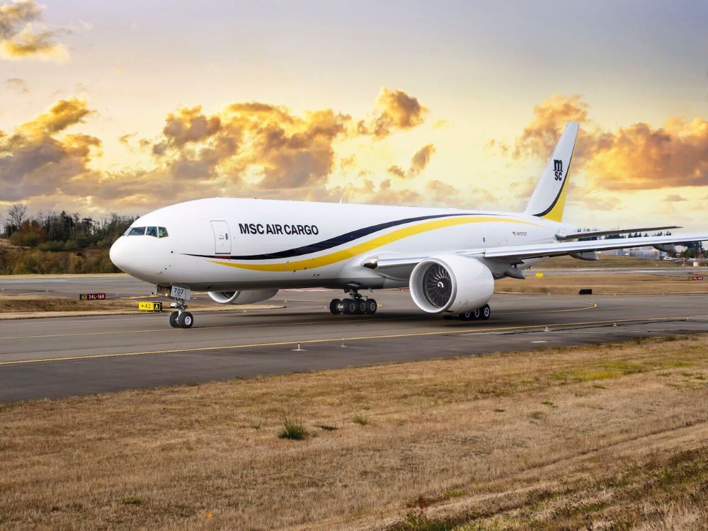 Cuatro aviones B-777 forman la flota inicial de MSC Air Cargo
