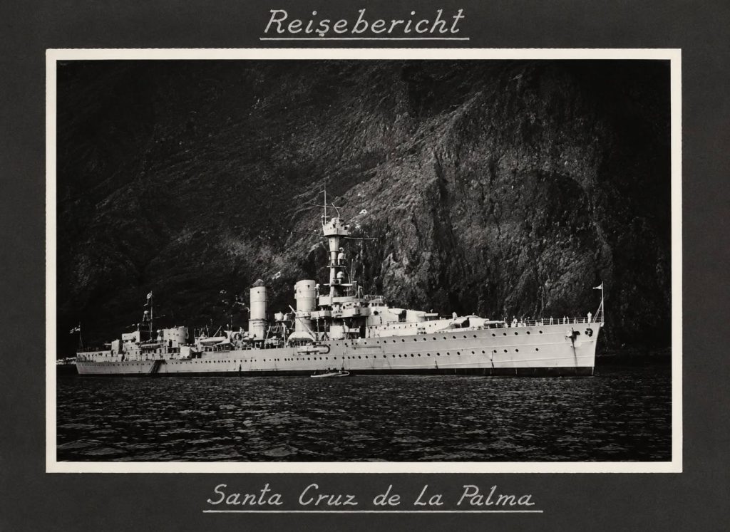 Cuando Doenitz estuvo en La Palma a bordo del crucero alemán “Emden” (1934)