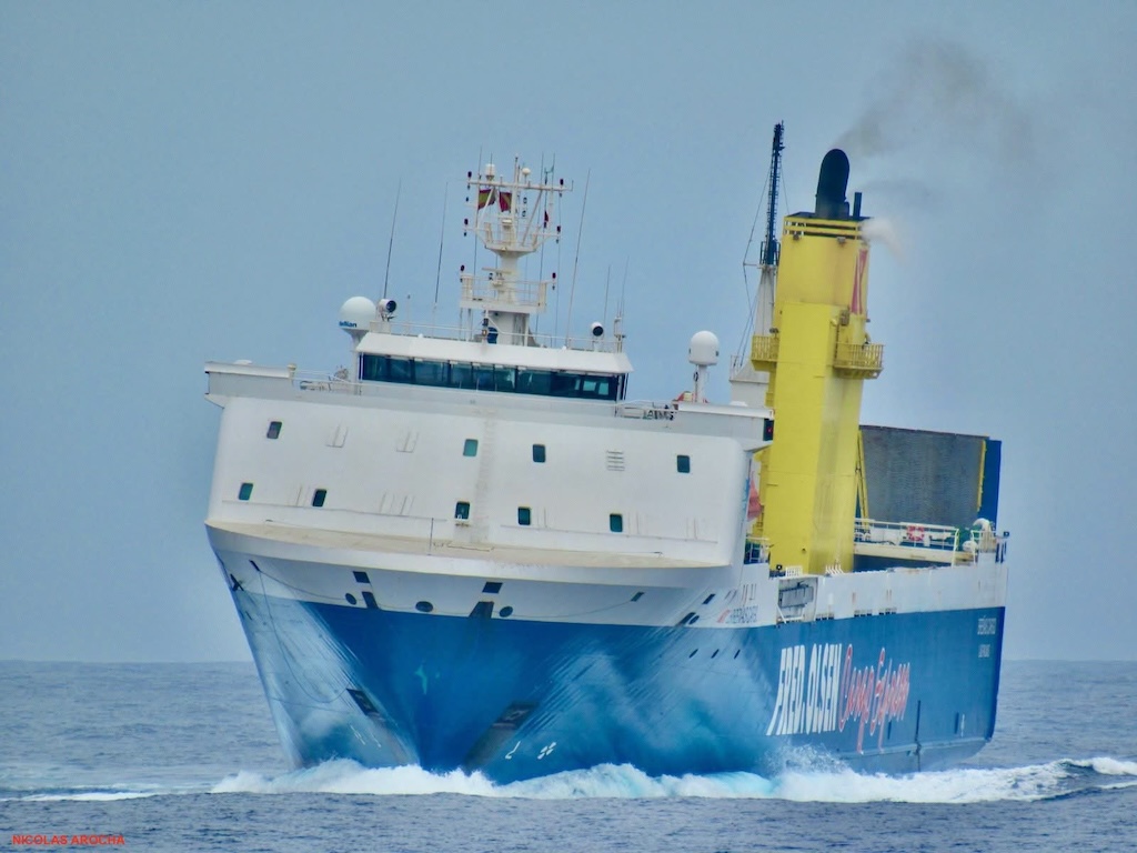 Rumores de abanderamiento de los rolones de Fred. Olsen Cargo Express en Madeira